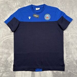 Canterbury Bath Rugby Shirt Youth XL Jr Blue Black Jersey Home Soccer Football